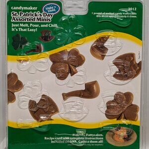 NWT! Make & Mold St.Patrick's Day Candy Mold with Treat Bags